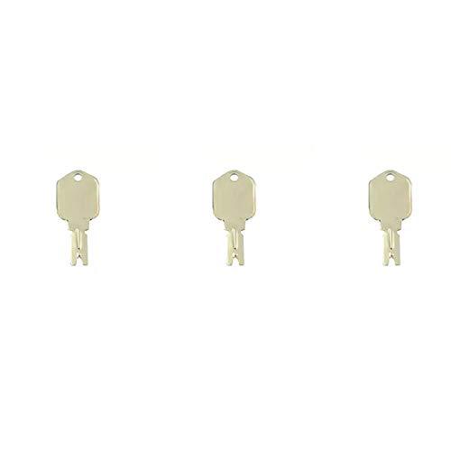 Compatible with (3) Forklift Keys for Clark Yale Hyster Komatsu Gradall Gehl Crown