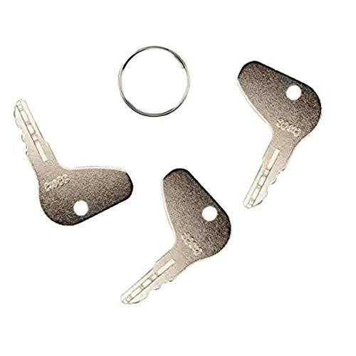 New 32412 Key for Case, Cub Cadet, Kubota, Mahindra, Mitsubishi-Satoh (3 Keys)