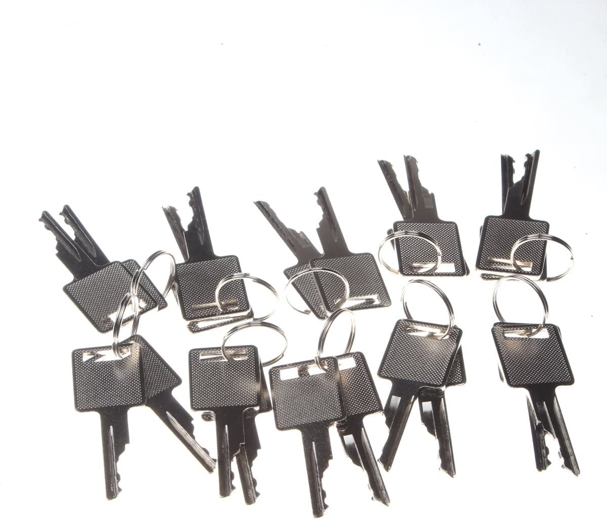 Ignition Key D250 6693241 6709527 for Bobcat 751 753 763 773 863 873 883 963 Skid Steer Loader(10 Pairs)