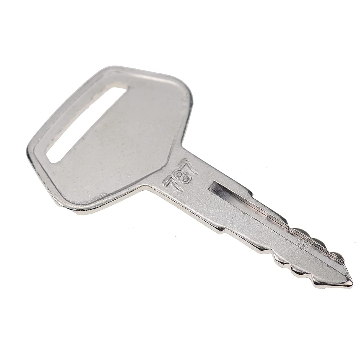 6X Ignition Keys #787 with Key Chain TR261434 Compatible with Komatsu Excavator Dozer Loader Kalmar Dressta Sakai Models 2019