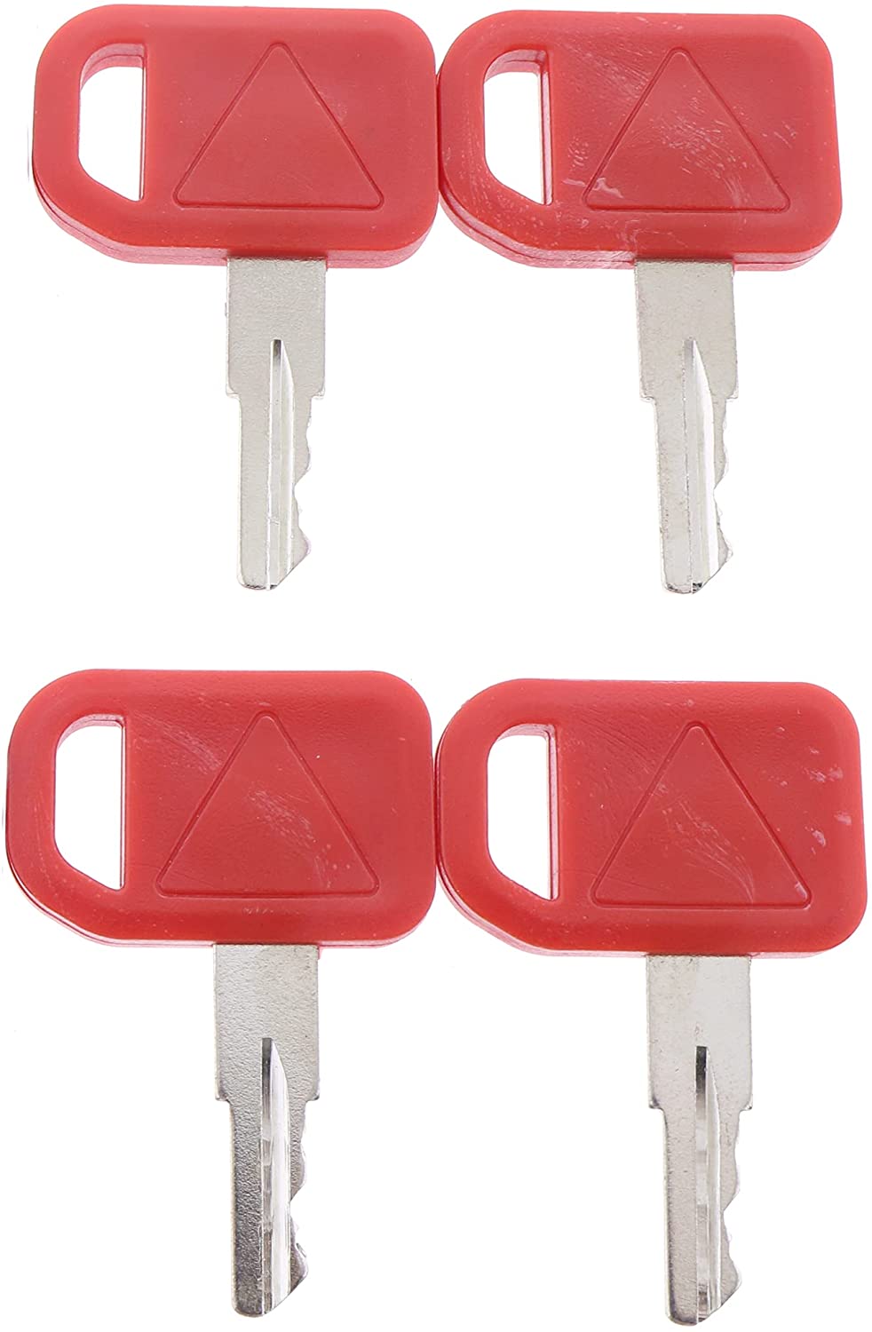 4PCS Ignition Keys AT195302 AT145929 for John Deere 1200 210C 310A 310C 310E 315C 410C 415B 710D 550B 700H 1050J 210LJ 250D 460E