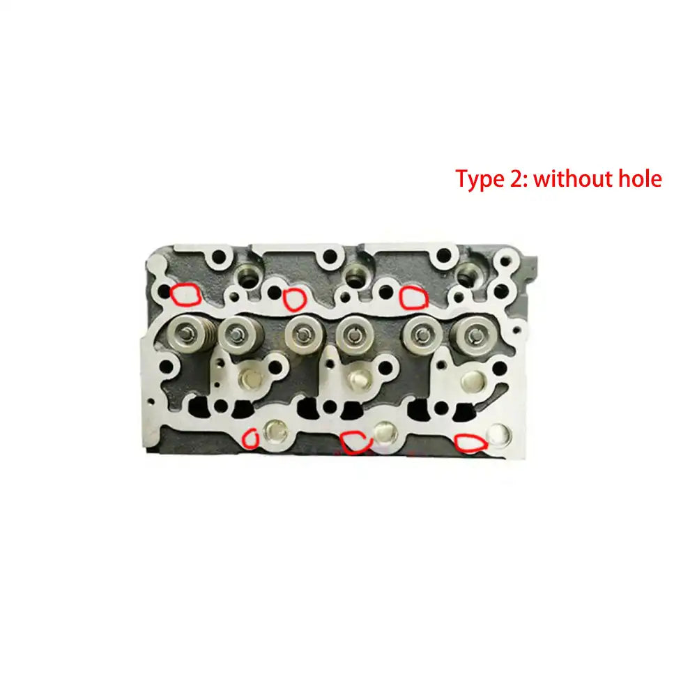 Complete Cylinder Head for Kubota D1503 Engine Bobcat 753 763 773 CASE 1838 Scat