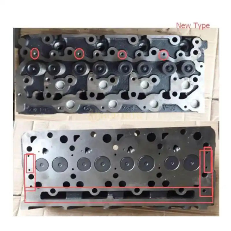 Cylinder Head V2003 In-Direct Injection with Full Gasket Set For Kubota Engine V2003 Complete