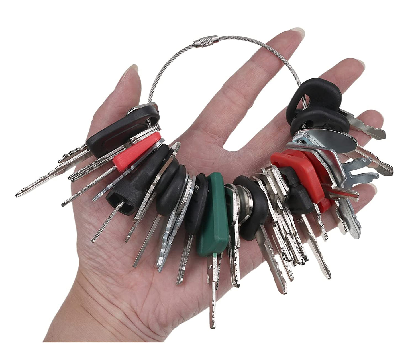 35 Ignition with Key Ring for Bobcat Case CAT John Deere JD Komatsu JCB Cat Ferguson New Holland Mitsubishi and More