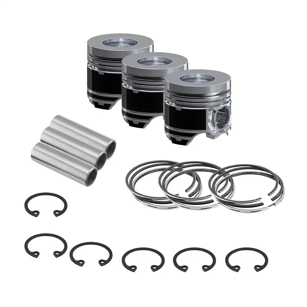 Piston Piston Ring Set STD 76mm for Kubota D1005 Engine