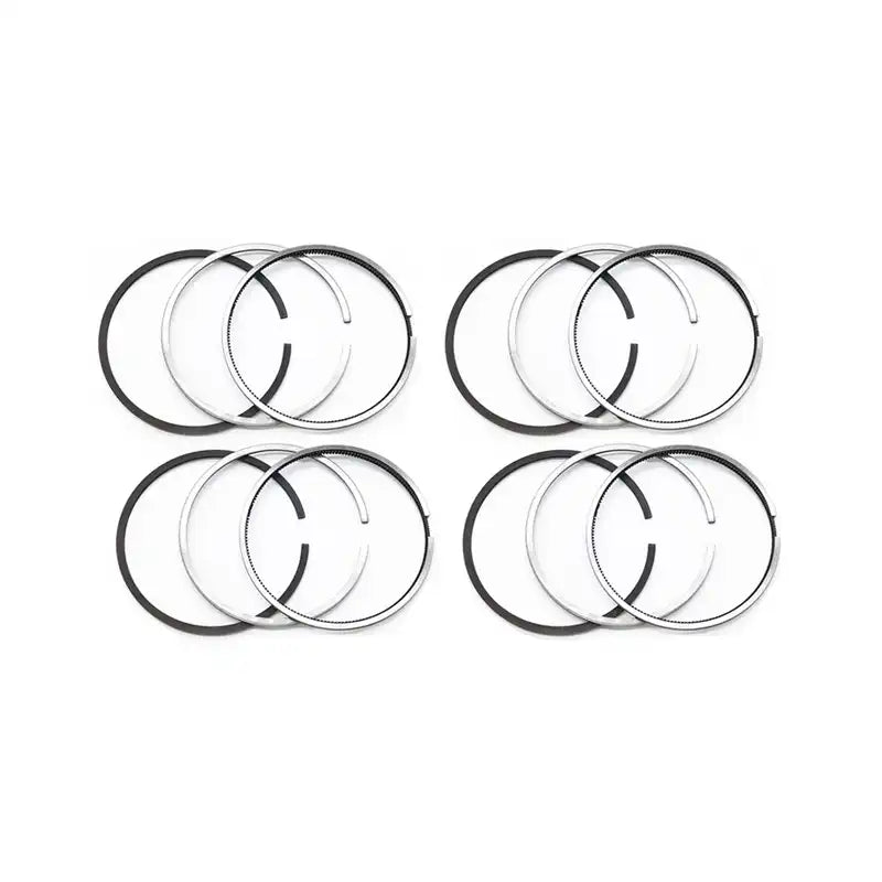 Piston Ring 4 Units 1 Set for Komatsu Crawler Tractor D20A-8 D20P-8 D20P-8 D21P-8 Yanmar Engine 4TNV94L Komatsu Engine 4D94LE