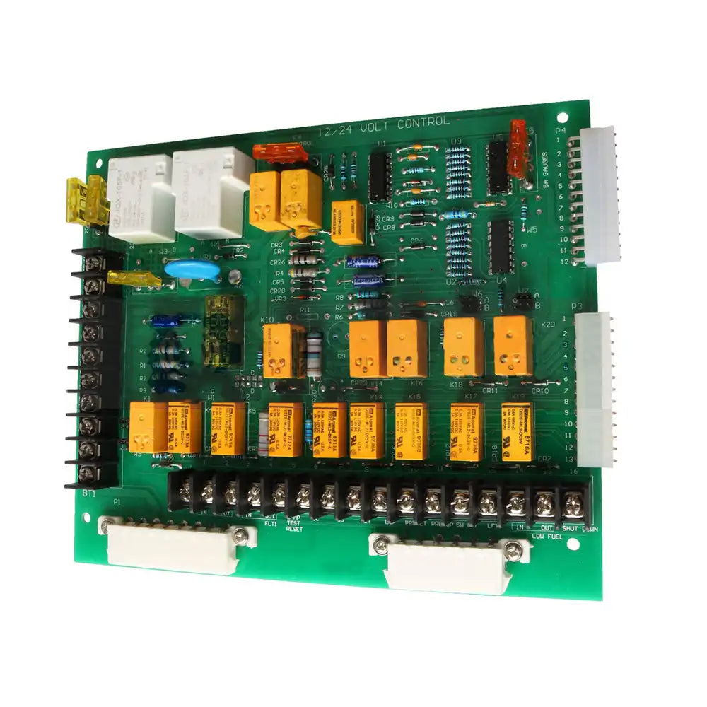 Replacement for Onan Circuit Board 300-4296 Engine Monitor 12V 12 Lights