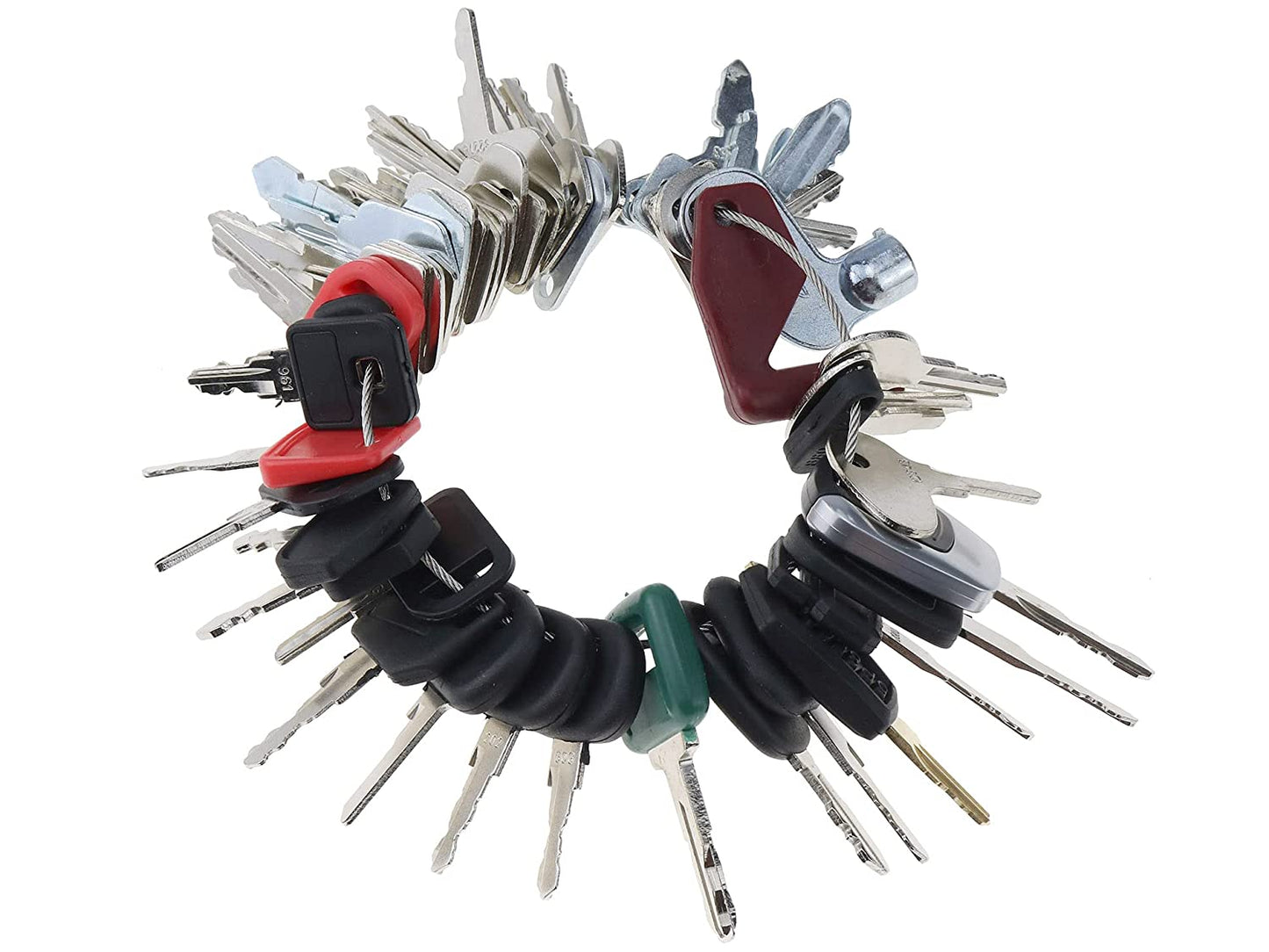 56 Key  Set for Bobcat CASE Caterpillar Genie GRADALL HYSTER JCB JLG Komatsu SANY MULTIQUIP KOBELCO New Holland KUBOTA Toyota Volvo & More