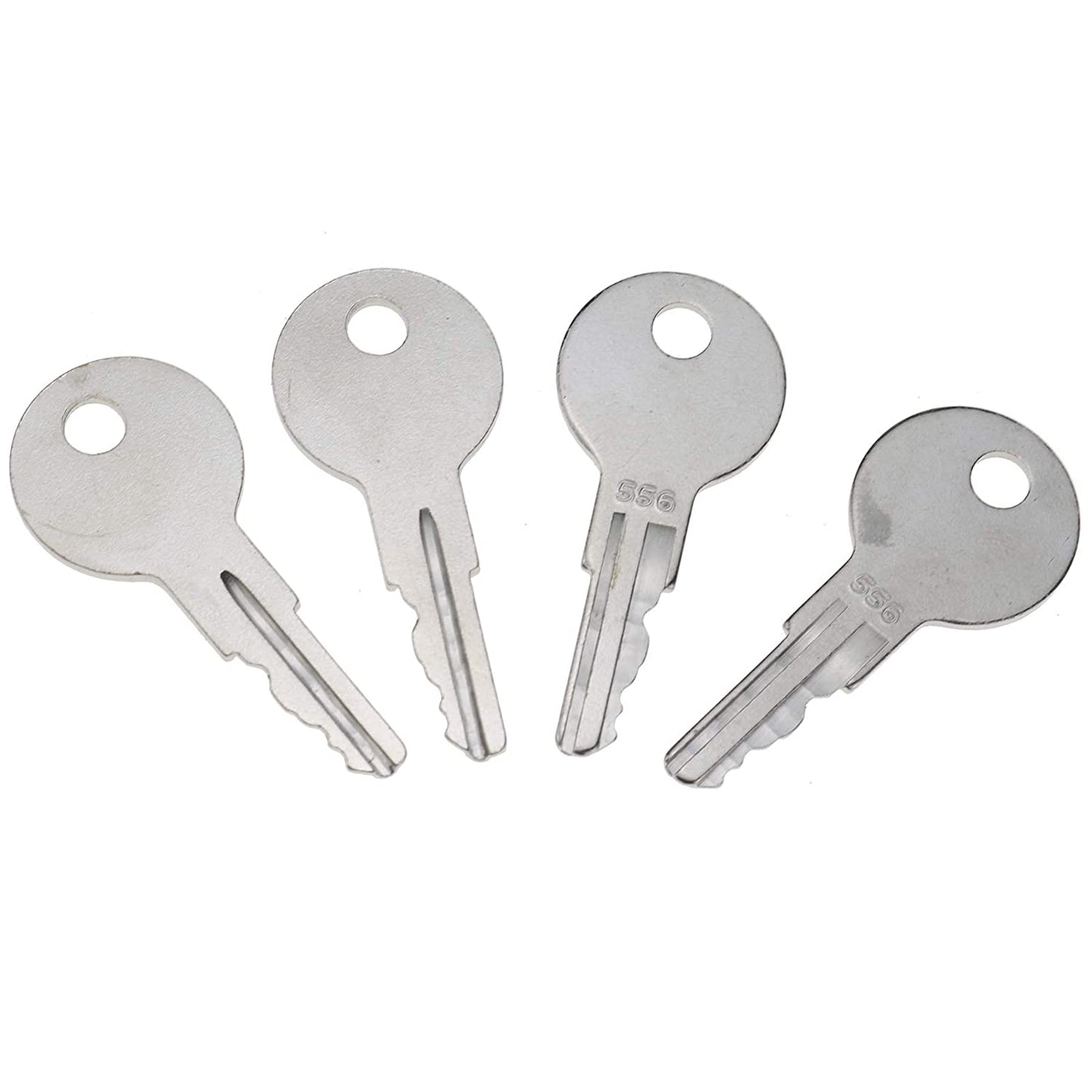 4PCS Ignition Key 556 for Hyster Yale Forklift Lull Upright Ford New Holland Skid Steer Models C175 L180 LS125 LS160 L140 L784 L465 LX665 LX485 LS140 LS180.B