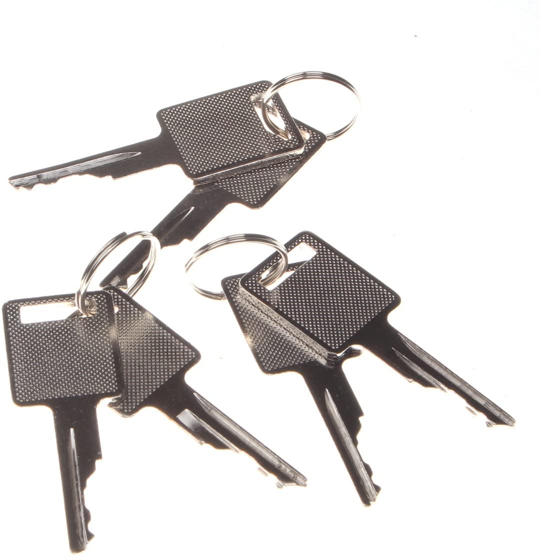 Ignition Key D250 6693241 6709527 for Bobcat 751 753 763 773 863 873 883 963 Skid Steer Loader(10 Pairs)