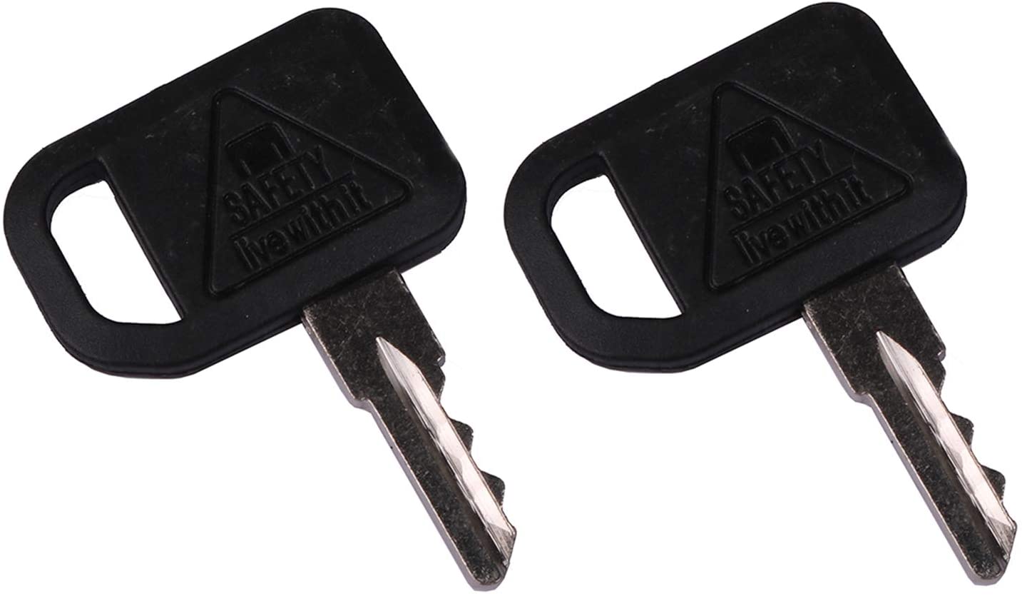 Ignition Keys AUC12681 compatible with John Deere Gator Zero Turn Mower Quik-Trak Mowers (6)