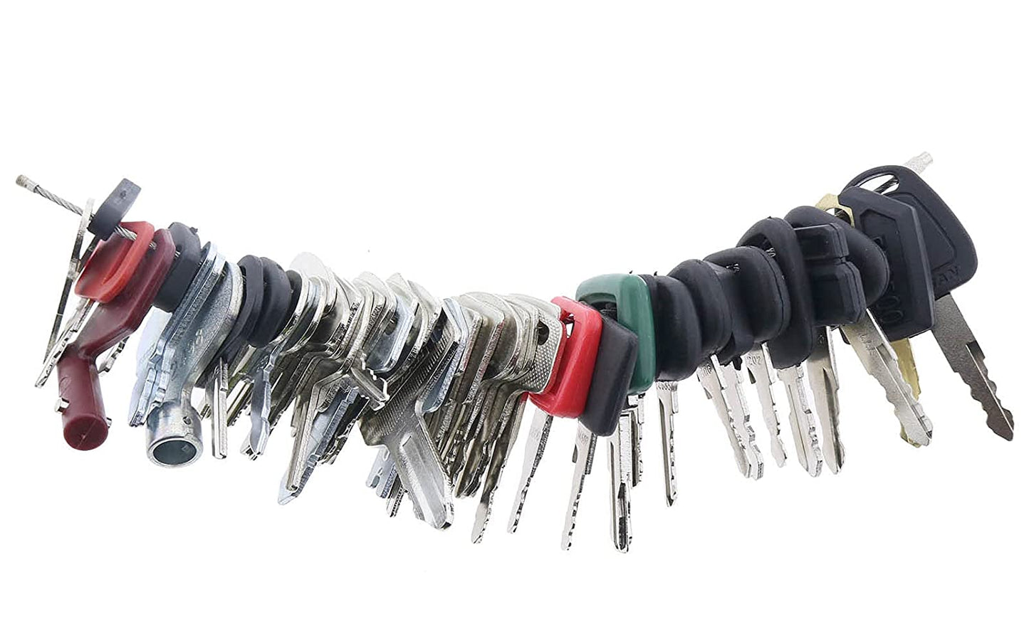 56 Key  Set for Bobcat CASE Caterpillar Genie GRADALL HYSTER JCB JLG Komatsu SANY MULTIQUIP KOBELCO New Holland KUBOTA Toyota Volvo & More
