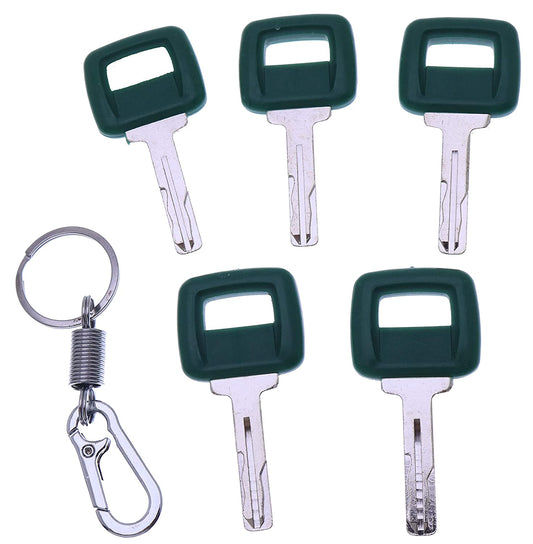 5X Laser Cut Heavy Equipment Ignition Keys 11039228 17225331 Fit for Volvo Articulated Hauler A20C A25C A25D A30C A35C A40 DA25D DA30D A35D A40D