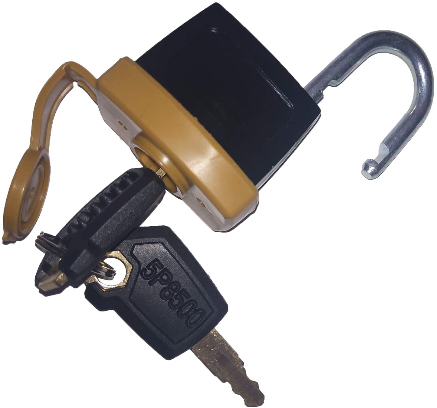 Padlock 246-2641 & Key 5P8500 for Caterpillar 725 730 735 740 D250E D300E 730 740 AP-1000D AP-1050B 385C 5080 5090B G3508 G3512 G3516 3406C 3412 3508 3508B 3512 3512B