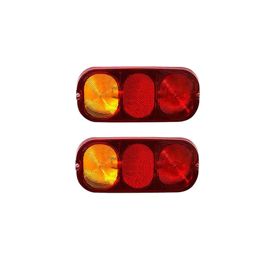 2PCS Rear Light Assy And Lens 700/50018 700/50024 for JCB 2CX 3CX 4CX Project 12 21