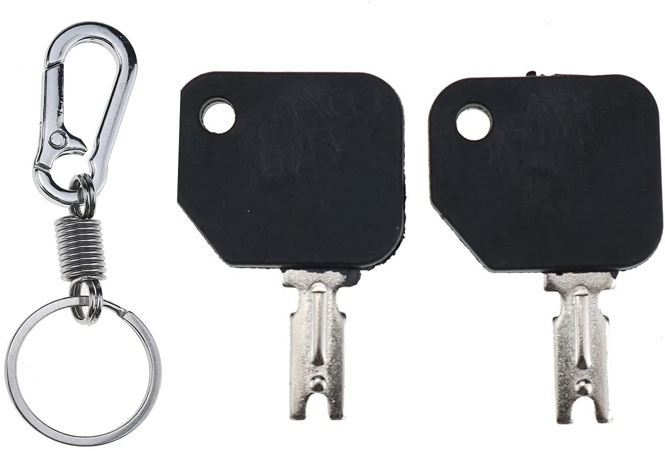 Forklift Keys #166 186304 with Key Chain Compatible with Hyster S30XL and More Forklift