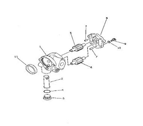 Gear Pump 704-23-30600 7042330600 Fit for Komatsu PC300 PC300-3 PC300-5 PC310-5 PC300LC PC300LC-5 PC400 PC400-3 PC400-5 PC410-5