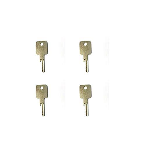 Compatible with (4) Ignition Key # D250 for Bobcat and Case Heavy Equipment