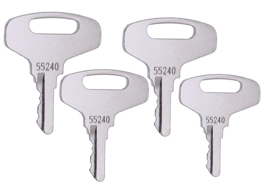 4x Ignition Keys 66711-55140 for Kubota B20 B5100 B6100 B7100 B7200 B8200 B9200