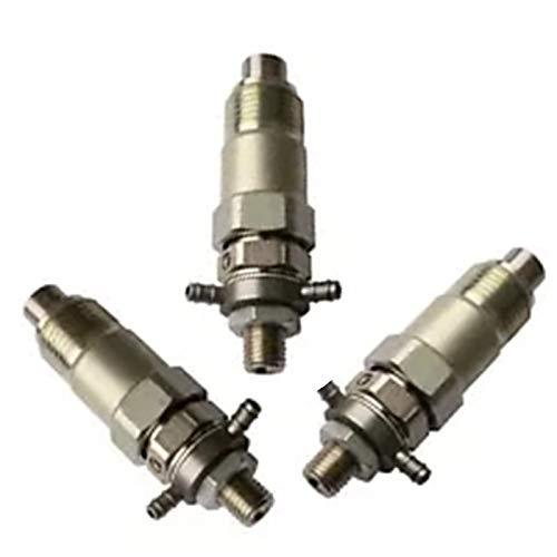 3PCS Fuel Injectors for Kubota L245DT L245F L245H L275 L285 L285WP L175 L185DT L185F L225 L225DT L295DT L295F L305DT L305F L345 L345DT L355S L2050DT L2050F B5200D B5200E B6100D B6100E+