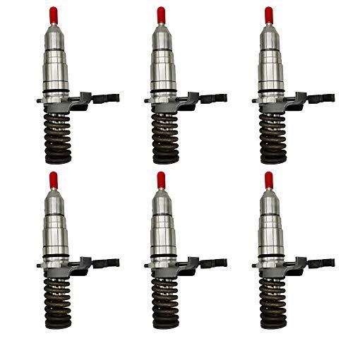New 6 PCS Fuel Injectors 127-8218 1278218 for Caterpillar CAT 3116 3126 TK371 TK381 525B 535B 950G 960F 962G