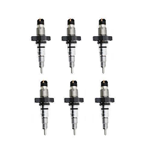 6PCS Fuel Injectors 0445120238 0986435505 for 04-09 Dodge Ram Cummins 5.9L Diesel