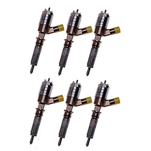 6PCS Injectors 3264700 326-4700 for Caterpillar C6 C6.4 Engine CAT 320D Excavator