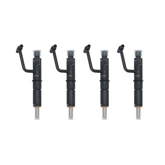 4 Pcs Injector Nozzles for Isuzu 4JB1 Mustang Bobcat 843 853 1213 960 2060 Loader