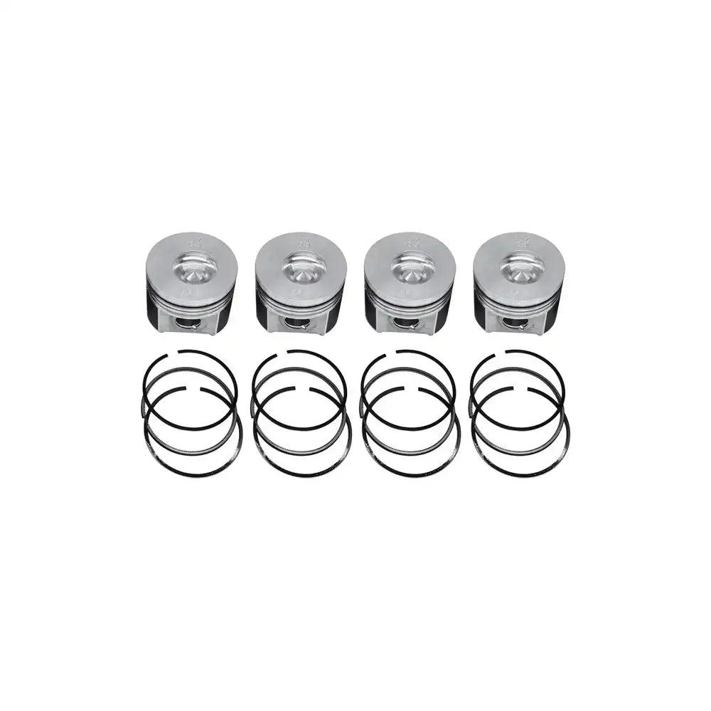 4 Pcs Piston 87mm Oversize +0.50mm 1G924-2111 for Kubota V2403 V2403-DI Engine