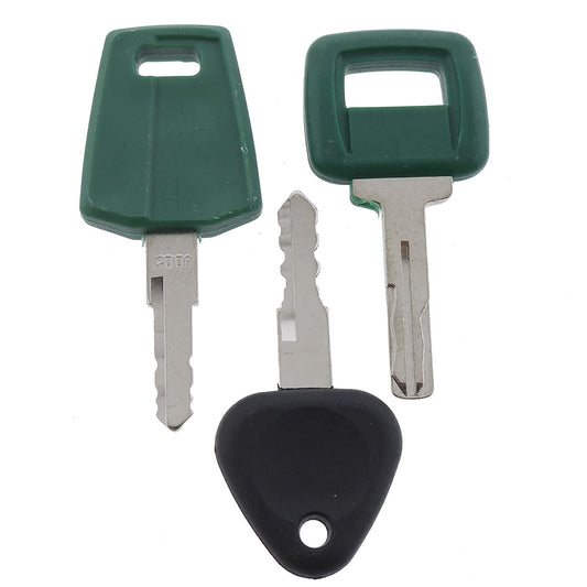 3 Sets  Key Construction Compare for Volvo Excavator Loader Truck