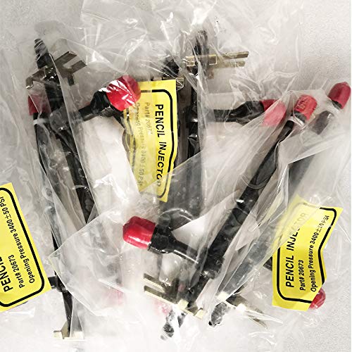 New 4PCS Pencil Fuel Injectors A140828 20673 for Case 450 450B 455B 1845 1845S 480C 580C 584C 585C 586C DH5