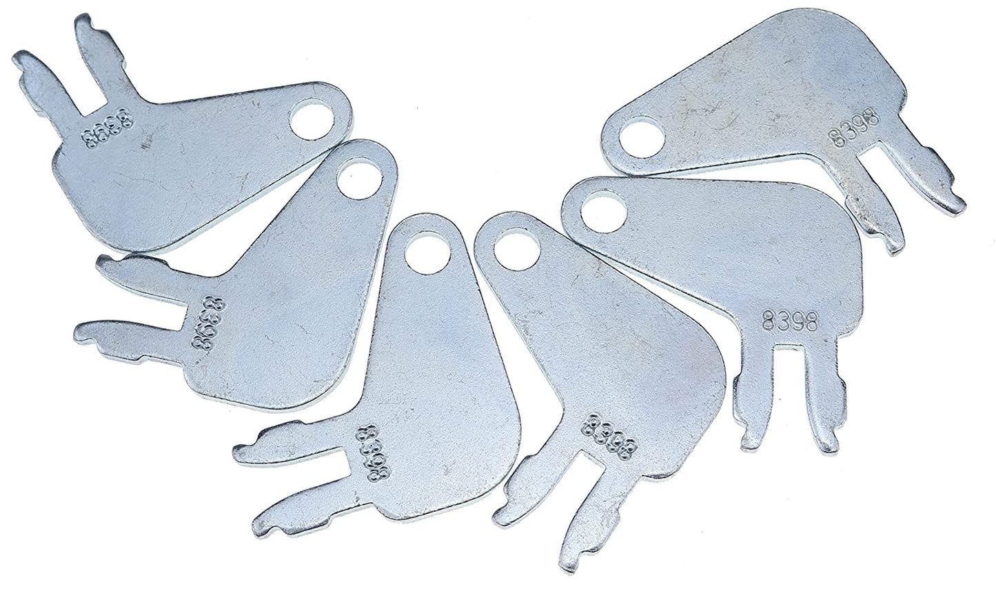 6PCS Master Disconnect Key 8398 8H-5306 8H5306 7N-0718 7N0718 for Caterpillar Wheel Skidder 508 515 518C 525 525B 525C 525D 528B 530B 535B 535C 535D 545 545C 545D 555D