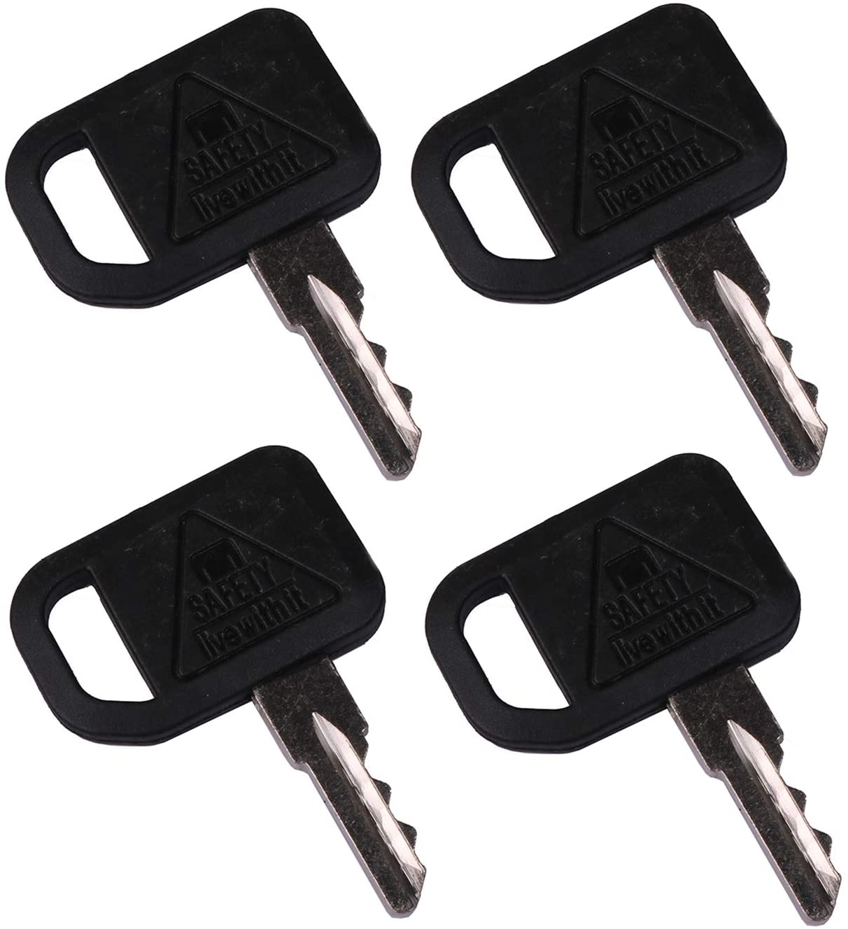 Ignition Keys AUC12681 compatible with John Deere Gator Zero Turn Mower Quik-Trak Mowers (6)