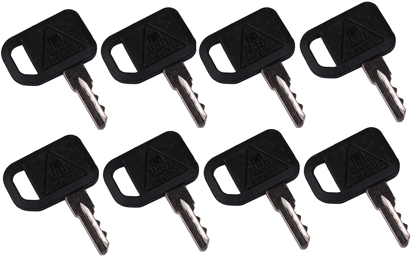 Ignition Keys AUC12681 compatible with John Deere Gator Zero Turn Mower Quik-Trak Mowers (6)