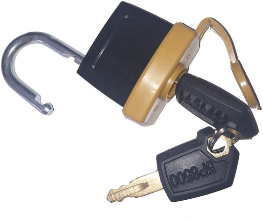 Padlock 246-2641 & Key 5P8500 for Caterpillar 725 730 735 740 D250E D300E 730 740 AP-1000D AP-1050B 385C 5080 5090B G3508 G3512 G3516 3406C 3412 3508 3508B 3512 3512B