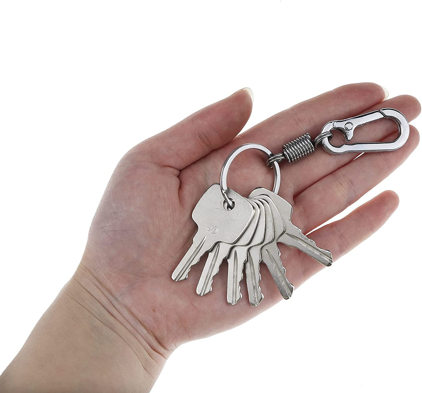 Set of 6 Keys Ignition Keys with Key Chain #AR51481 Fit for John Deere Equipment