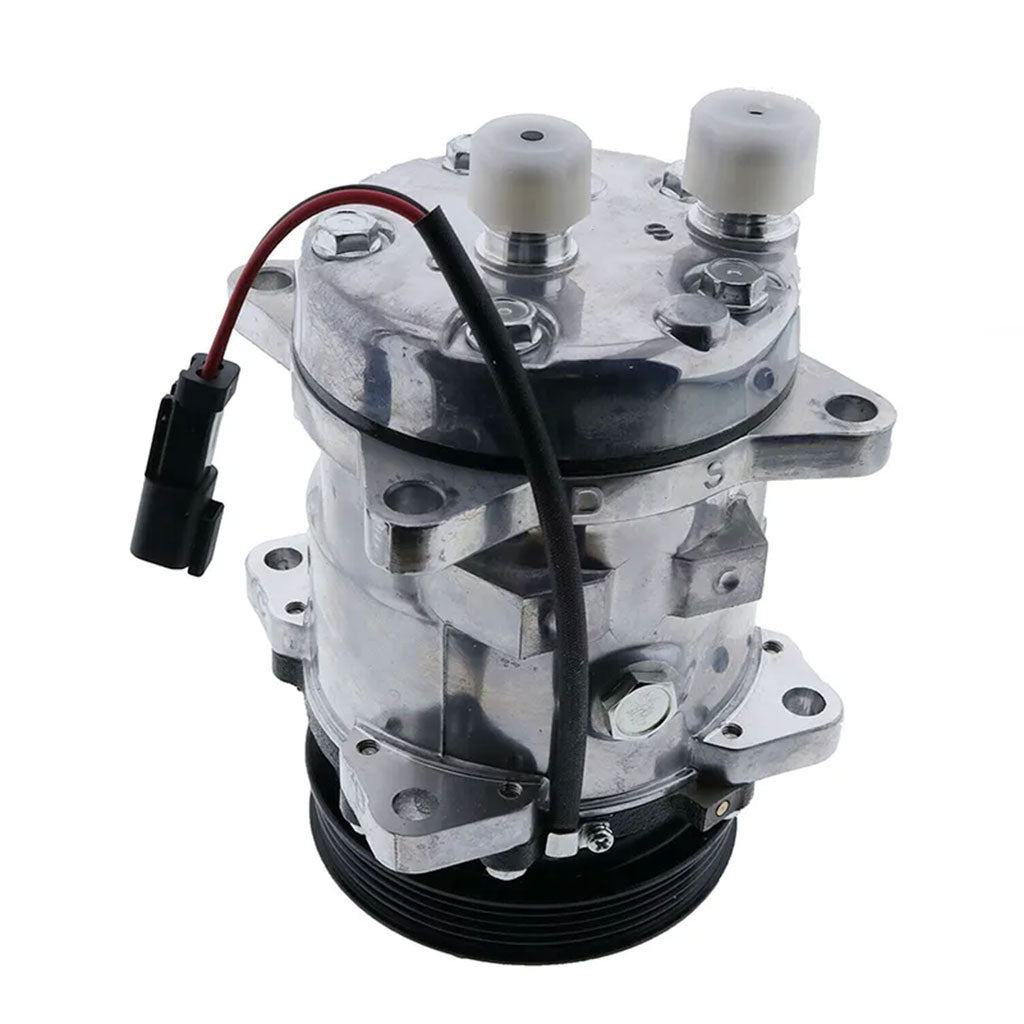 A/C Compressor 7363374 for Bobcat S550 S570 S590 S595 S630 S650 T550 T590 T595 T630 T650 E32 E35 E42 E45 E50 E55 E85