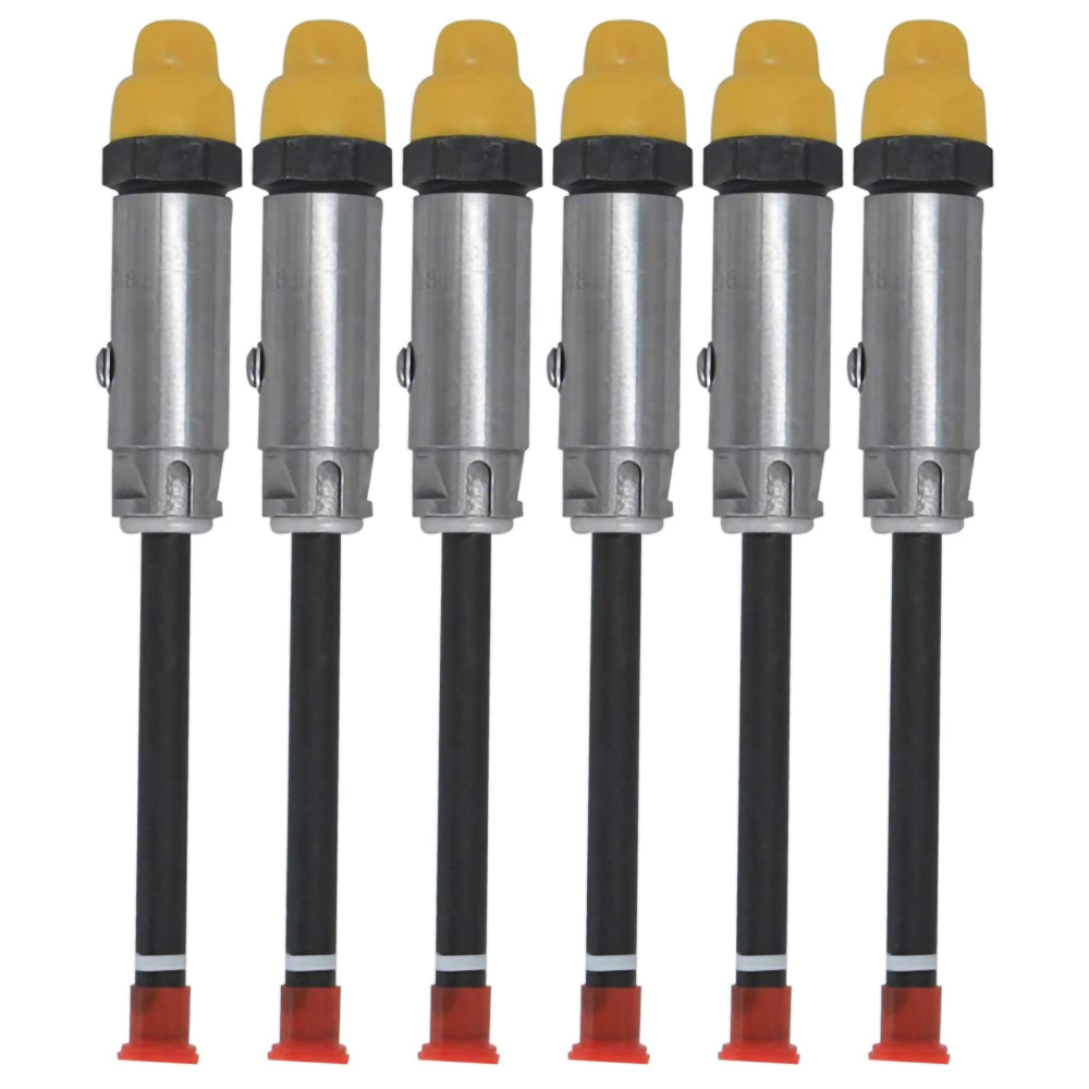 6Pcs Fuel Injector Pencil Nozzle 4W-7018 4W7018 for Caterpillar CAT 3406B 3432 3408 3408B