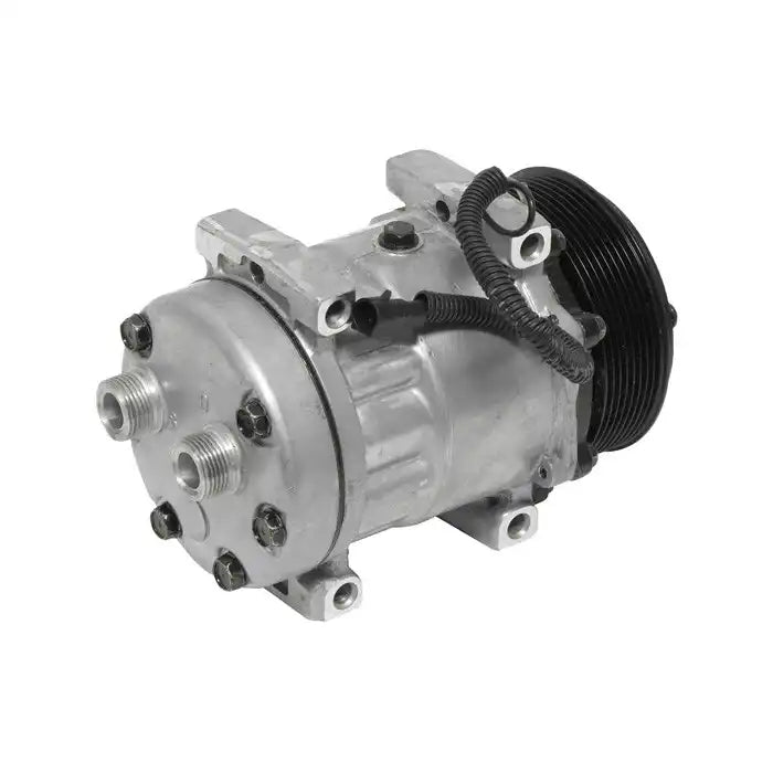 Air Conditioning Compressor 84159489 For New Holland Backhoe Loader B95 B95LR B95TC B110 B115 LB75.B LB90.B LB110.B LB115.B U80B