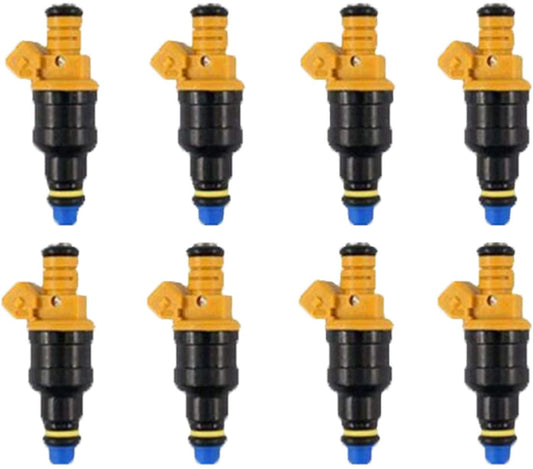 8PCS Fuel Injector Nozzles 0280150943 0280150939 0280150909 for Ford F150 F250 F350 Mustang Expedition Excursion Crown Victoria Bronco Econoline Lincoln 4.6 5.0 5.4 5.8 V8 Engine