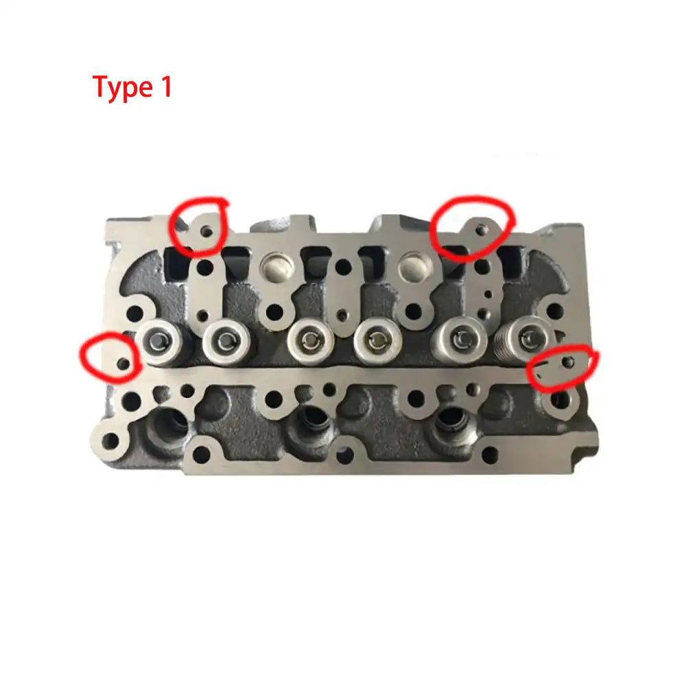 Complete Cylinder Head + Full Gasket Kit for Kubota D722 D722EBH Engine B7300HSD B7400HSD BX1800D BX1830D BX1850D BX1860D G1900