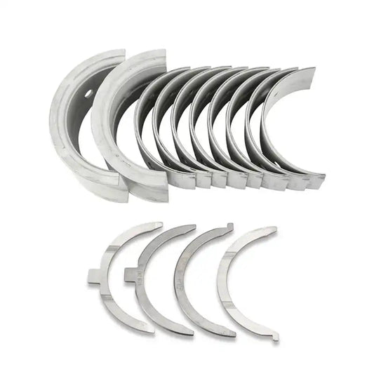 Crankshaft Bearing Set and Rod Bearing Set Thrust Wahser Set for Yanmar 3TNA72 3TNA72L-UTBZ Engine