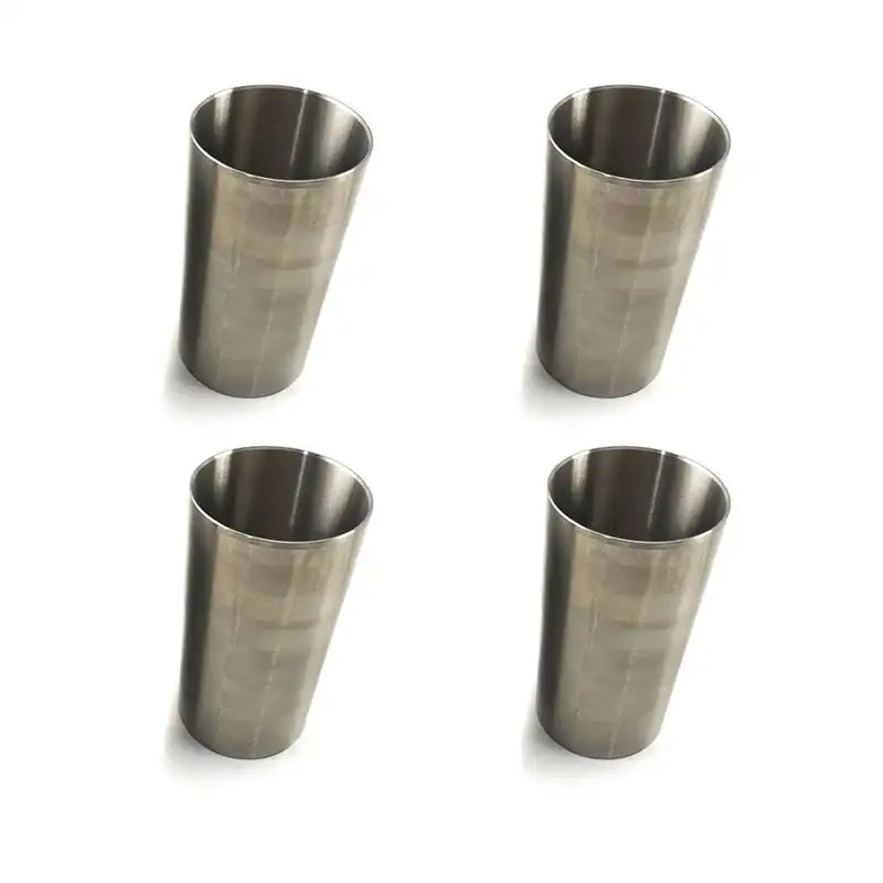 Cylinder Liner 4 Units 1 Set For Komatsu Crawler Tractor D20A-7-M D20P-7A-M Yanmar Engine 4TNE94 Komatsu Engine 4D94E
