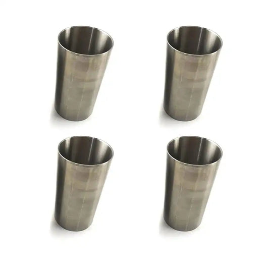 Cylinder Liner 4 Units 1 Set For Komatsu Crawler Tractor D20A-7-M D20P-7A-M Yanmar Engine 4TNE94 Komatsu Engine 4D94E