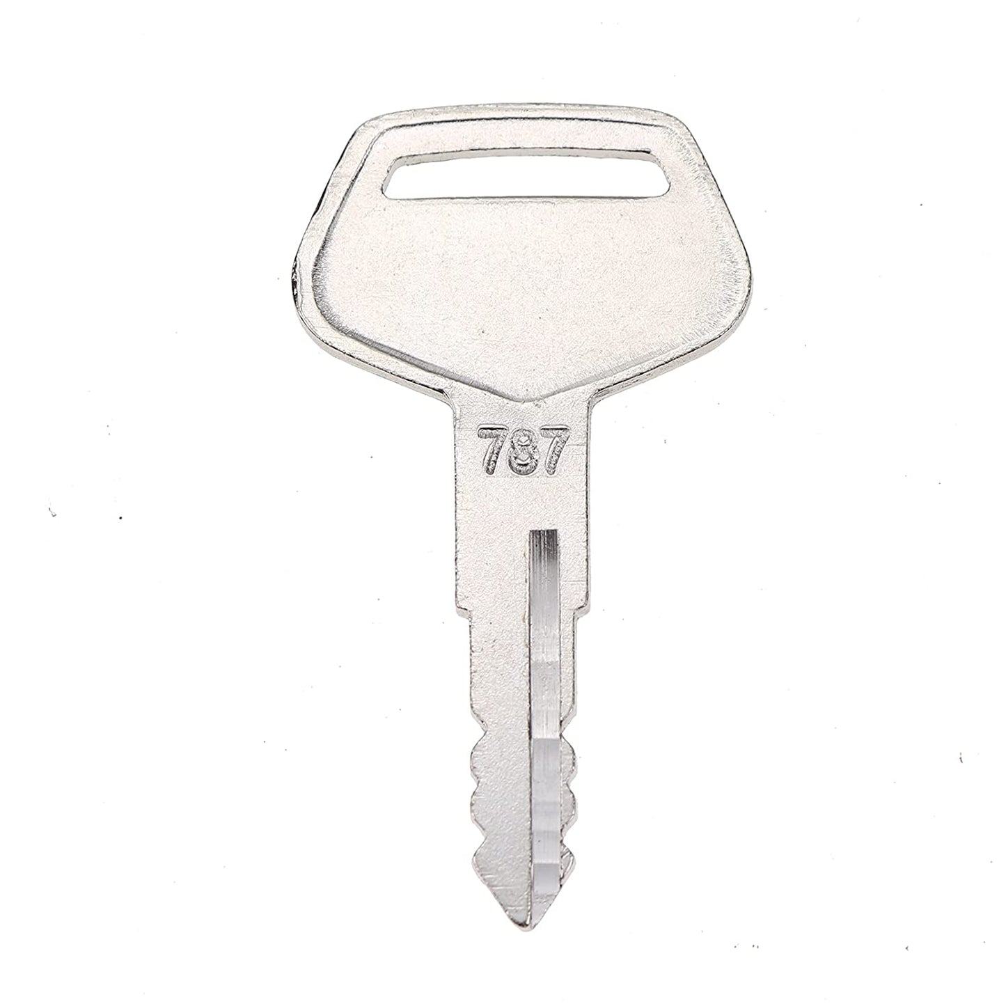 6X Ignition Keys #787 with Key Chain TR261434 Compatible with Komatsu Excavator Dozer Loader Kalmar Dressta Sakai Models 2019
