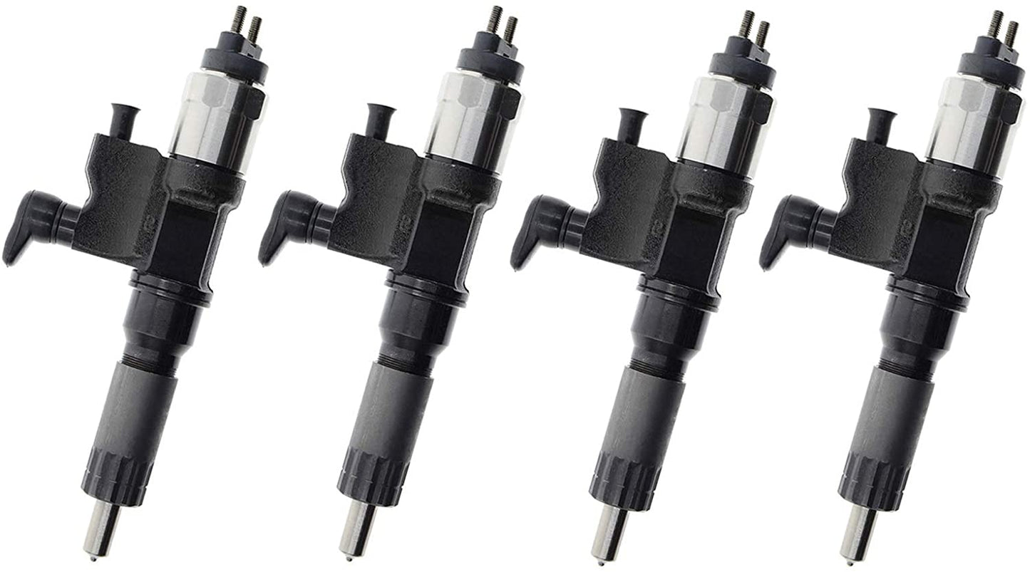 4PCS Fuel Injector 095000-5471 973297035 for Denso 2001-2007 Isuzu NPR NPR-HD 4HK1 4.8L 5.2L