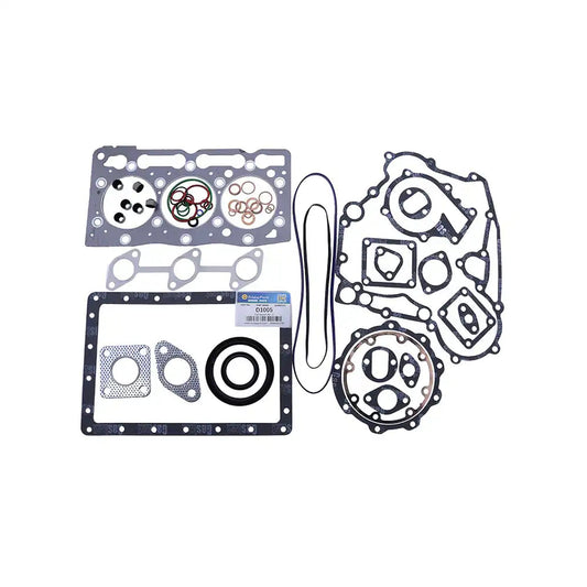 Engine Full Gasket Set D1005 for Kubota B2100 B2301HSD B2320 B2601HSD B7500 B7510 BX2660 BX2670 BX2680 ZD326