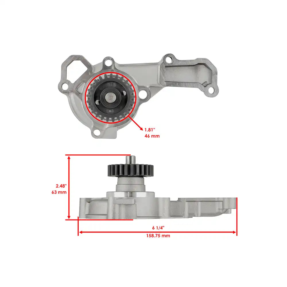 Engine Water Pump Assembly 49044-2058 for Kawasaki Engine FD590V FD611V FD620D FD661D