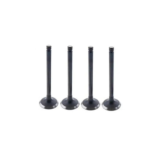 Exhaust Valve 4 Units 1 Set For Komatsu Skid Steer SK09J-2 Yanmar Engine 4TNE98 Komatsu Engine 4D98E