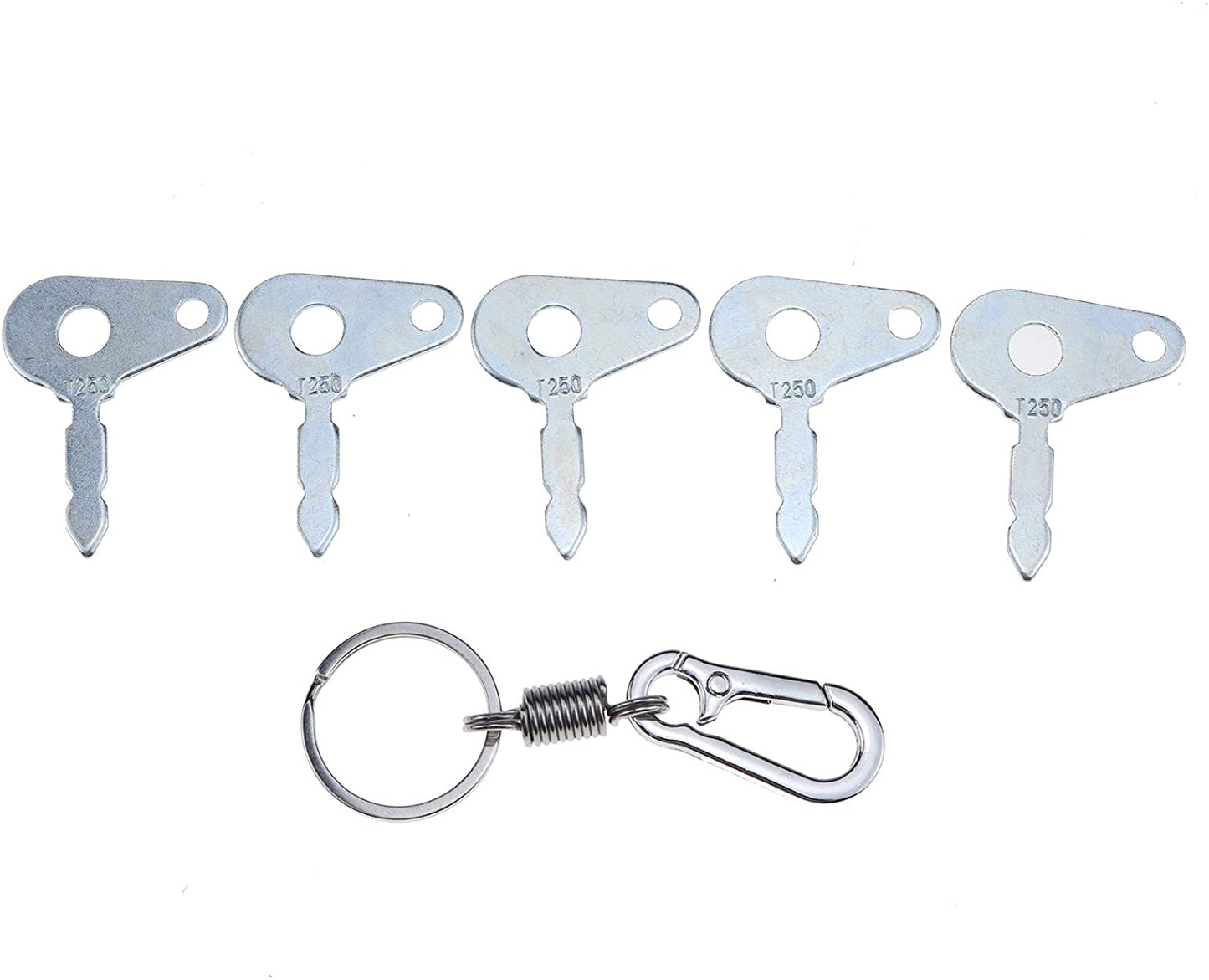 5X Ignition Keys Part T250 for Massey Ferguson 231 Tractor Harvester Case New Holland Skytrak 960128M91 312305 3813361M1 54330767 47126499 1695447M1 D1NN11603B 5170782 E7NN11603AA